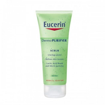 EUCERIN DERMOPURIFYER PEELING FACIAL CLEANSING GEL 100ML EUCERIN DERMOPURIFYER PEELING FACIAL CLEANSING GEL 100ML